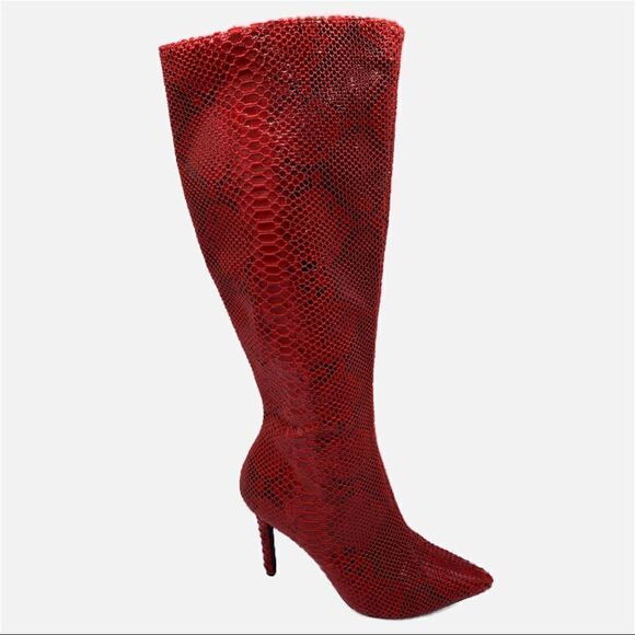 Thalia Sodi Rajel “Red Snake” Boots - Picture 2 of 16
